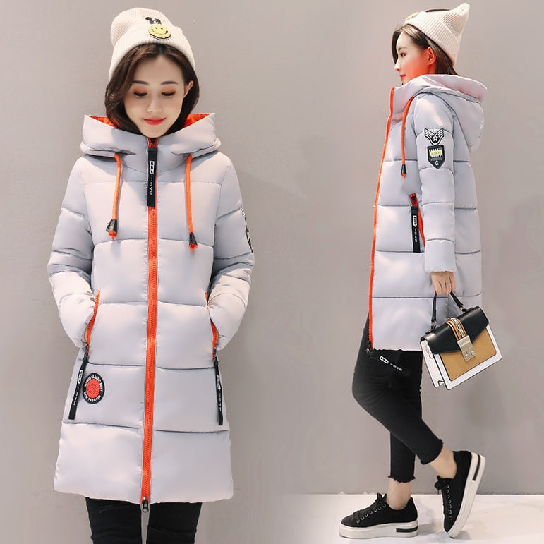 Hooded Outwear Thick Cotton Padded Coat