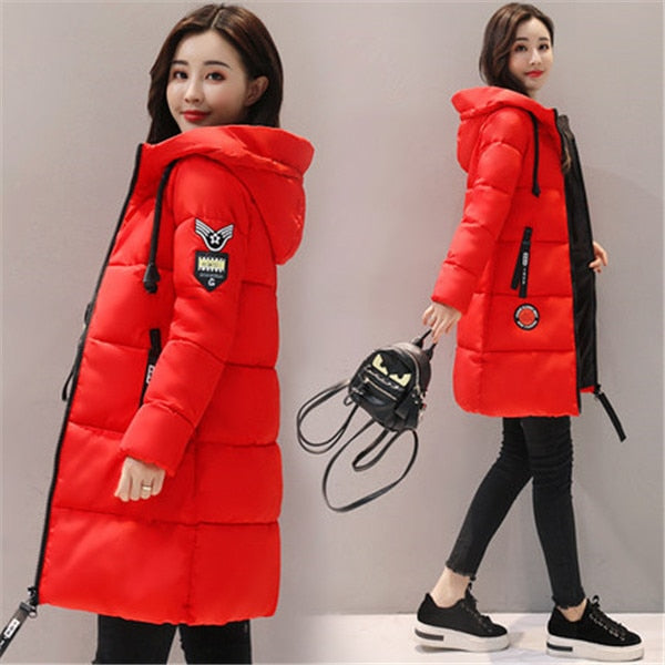 Hooded Outwear Thick Cotton Padded Coat