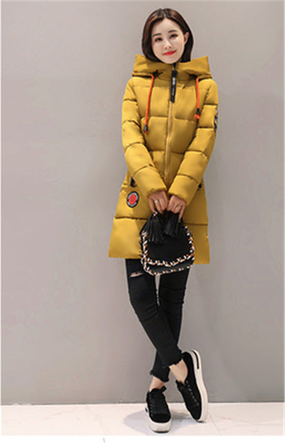 Hooded Outwear Thick Cotton Padded Coat