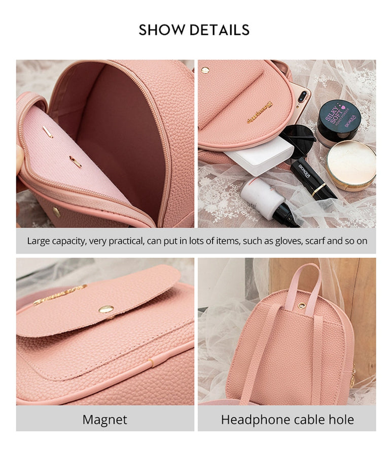 Mini PU Leather Shoulder Bag