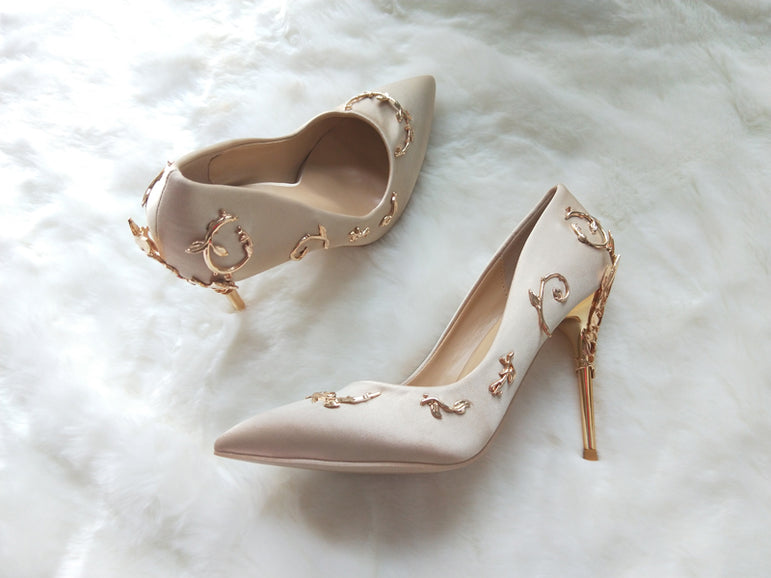 Luxury Brand Women Pointed Toe Pumps