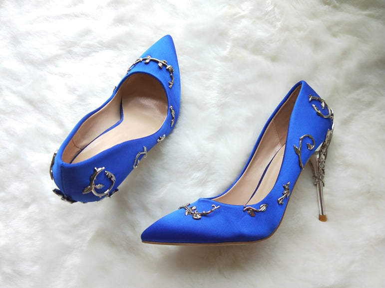 Luxury Brand Women Pointed Toe Pumps