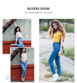 Vintage High Waist Jeans Woman Denim Pants