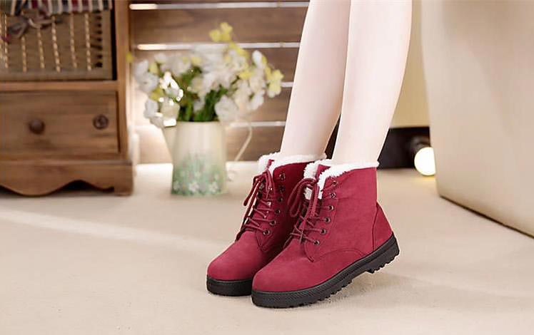 Warm Fur Plush Women Winter Boots