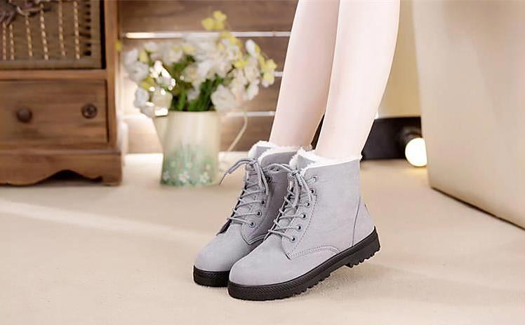 Warm Fur Plush Women Winter Boots