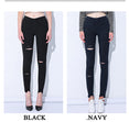 Ripped Jeans Women Cool Skinny Pants