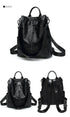 Women Leather Backpack Female Shoulder Bag