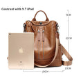 Women Leather Backpack Female Shoulder Bag