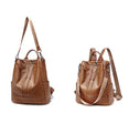 Women Leather Backpack Female Shoulder Bag