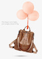 Women Leather Backpack Female Shoulder Bag