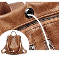 Women Leather Backpack Female Shoulder Bag