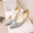 Pearl High heels shoes Female Sandals