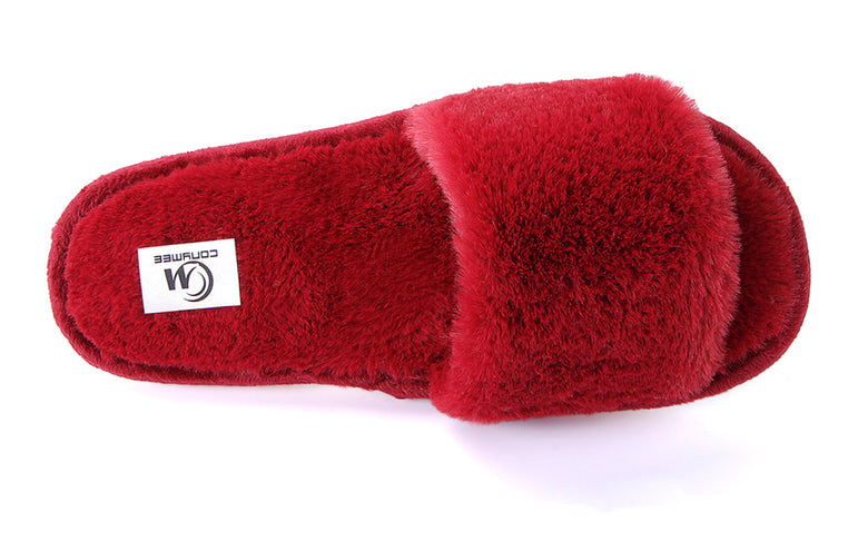 Winter Women Indoor Warm Fluffy Slippers