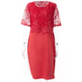 Elegant Lace Female Large Size Evening Party Dresses