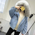 Velvet Thick Denim Jacket