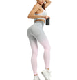 Yoga Ombre Bra Leggings Women Gym Set