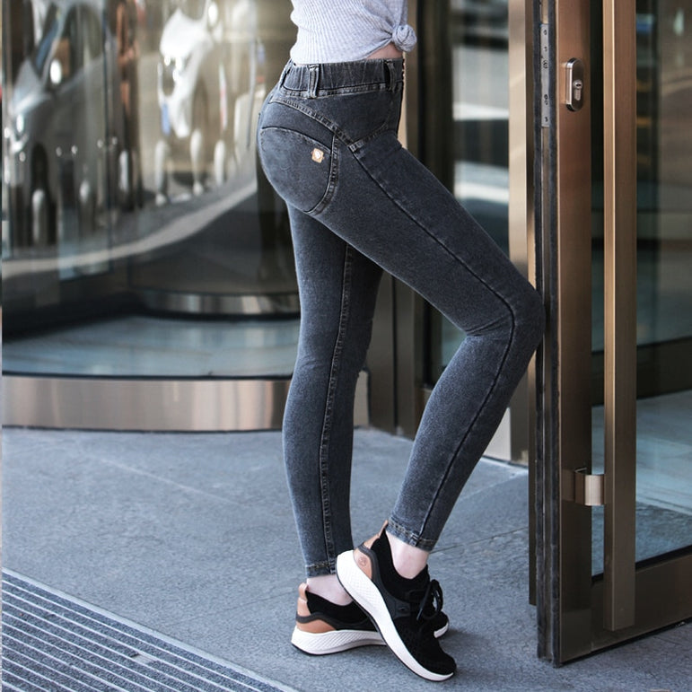 Sexy Women Casual Jeans Skinny Lift Butt Leggings