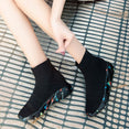 Breathable Ankle Boot Women Socks Platform