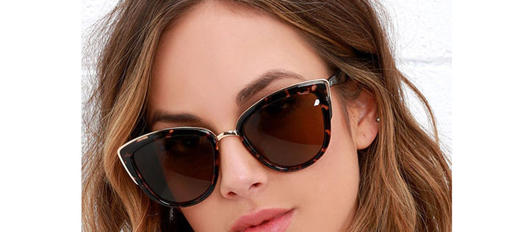 Cateye Mirror Retro Sunglasses