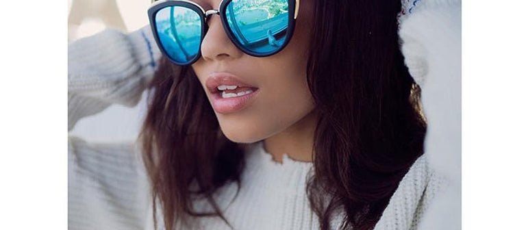 Cateye Mirror Retro Sunglasses