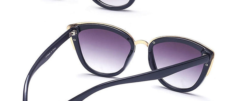 Cateye Mirror Retro Sunglasses