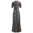 Casual Women Print Robe Maxi Dress