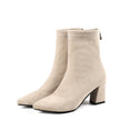 Ankle Elastic Sock Chunky High Heels Boots