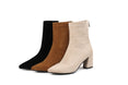 Ankle Elastic Sock Chunky High Heels Boots