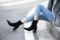 Ankle Elastic Sock Chunky High Heels Boots