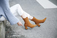 Ankle Elastic Sock Chunky High Heels Boots