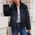 Leopard Faux Fur Coat Women Jacket