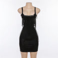 Leather Short Soft Night Club Dress