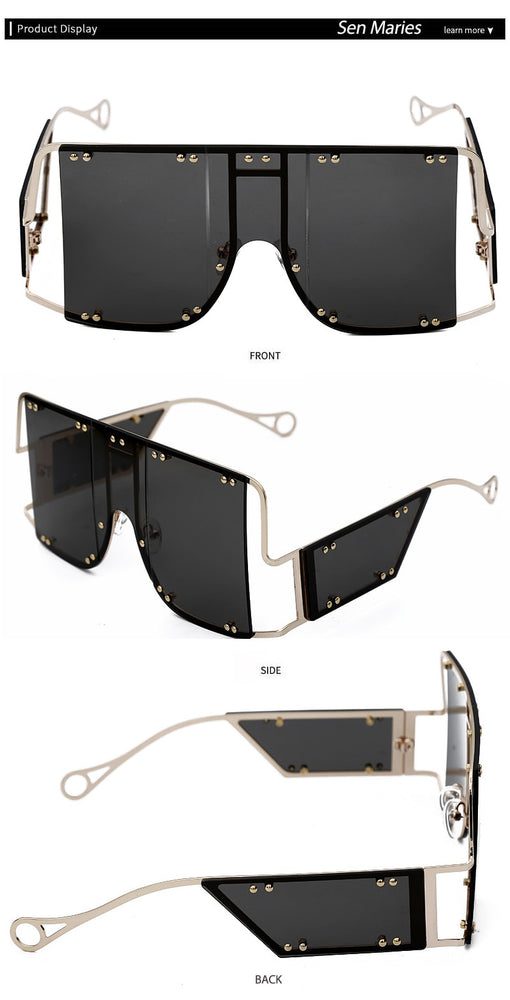 Fashion Square Women New Oversized Sunglasses