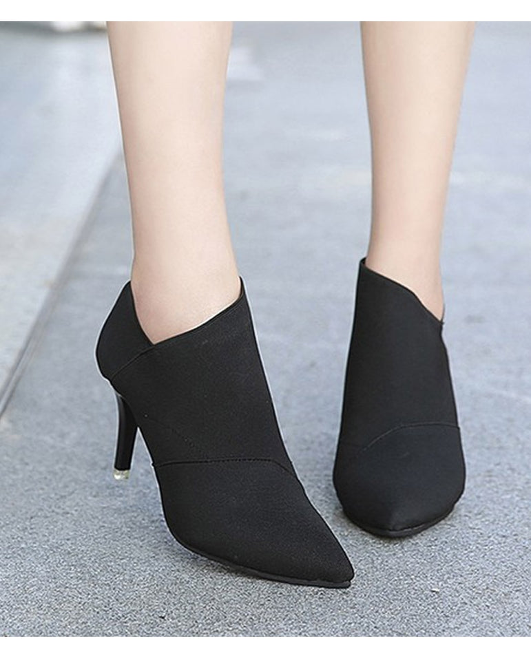 Women High Heel Booties  Large Size  Boots