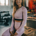 Ombre Seamless Women Sport Gym Suit