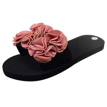 Women's Bohemian Flower Flat Slippers