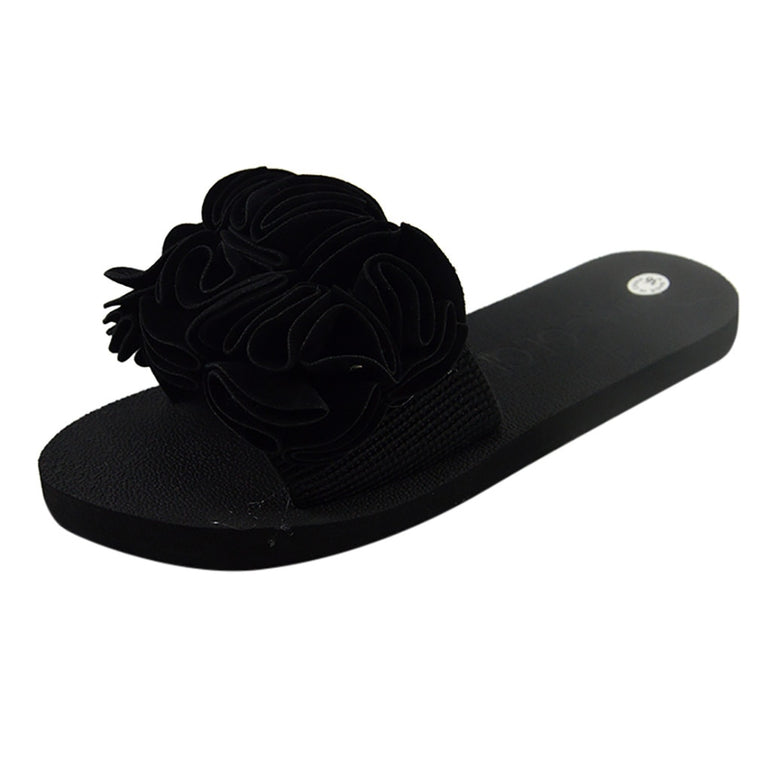 Women's Bohemian Flower Flat Slippers