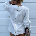 Elegant New Puff Shoulder Blouse