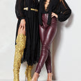 High Waist Pencil Faux Leather Pants