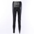 High Waist Pencil Faux Leather Pants