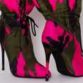 Stilettos Fashion Camouflage Ankle Boots