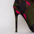 Stilettos Fashion Camouflage Ankle Boots