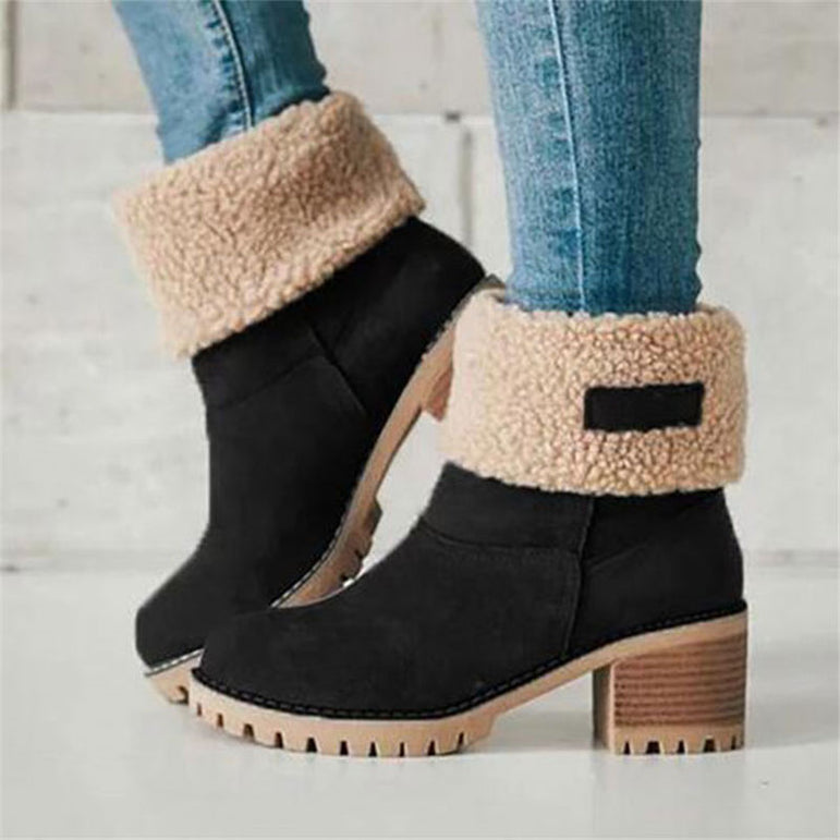 Cute Winter Fur Warm Snow Boots