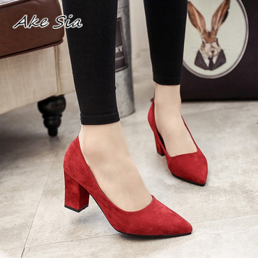 Female Pointed Lady Sexy Heels Shoes