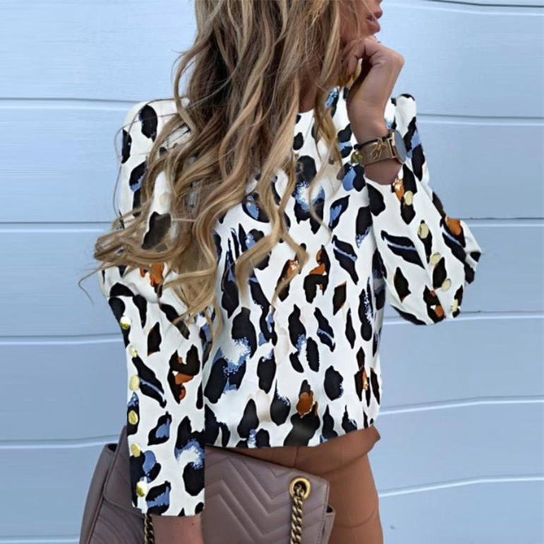 Elegant New Puff Shoulder Blouse