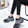 Breathable Mesh Casual Shoes Platform Sneakers