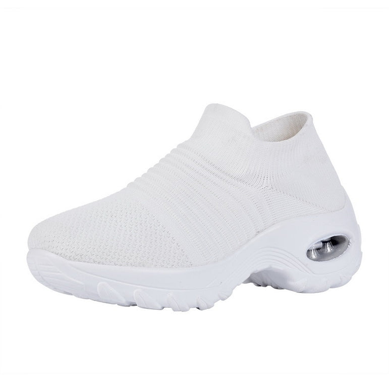 Breathable Mesh Casual Shoes Platform Sneakers