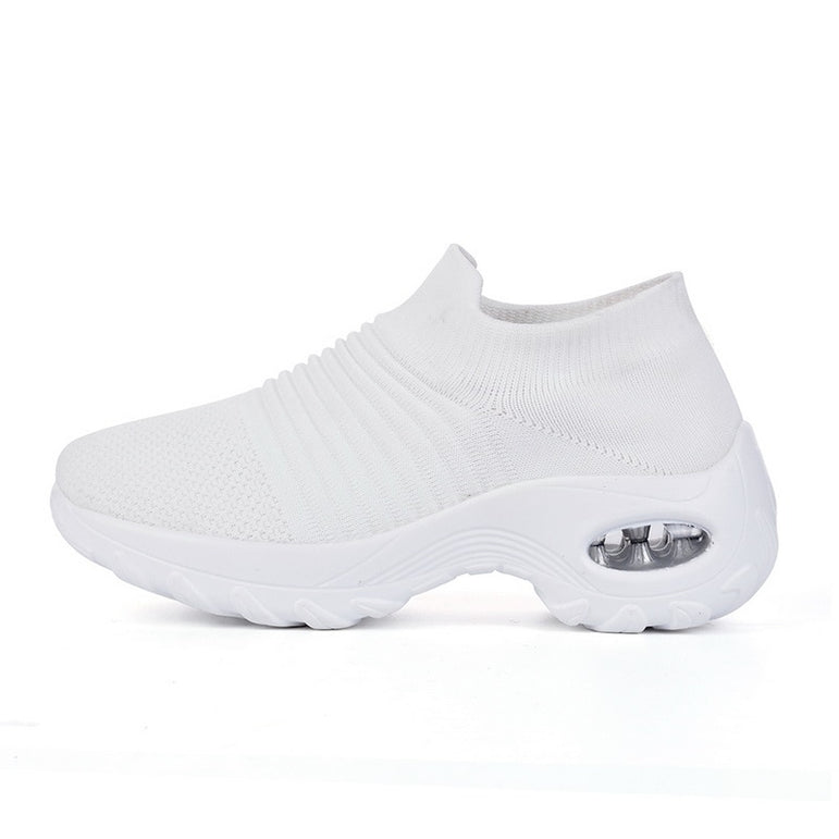 Breathable Mesh Casual Shoes Platform Sneakers