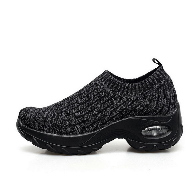 Breathable Mesh Casual Shoes Platform Sneakers