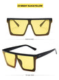 Flat Top Square Shades Gradient Sun Glasses